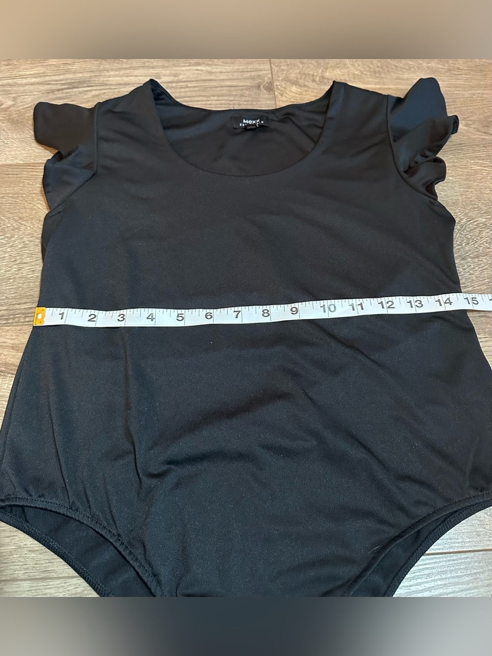 MEXX Black Flutter Sleeve Bodysuit | Size Medium - Picture 7 of 11